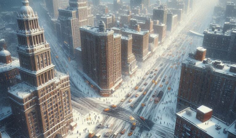 NYC Blanketed by Major Winter Storm