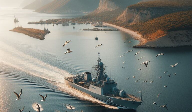 Ukrainian Military Claims Destruction of Russian Ship in Black Sea