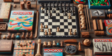 Image containing popular board games