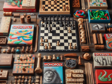 Image containing popular board games